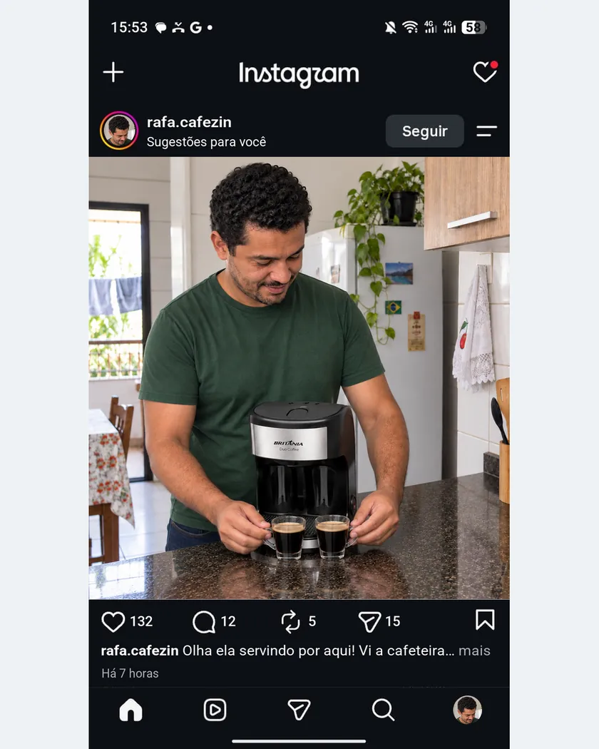Publicação de quem encontrou oferta com o PromoBot
